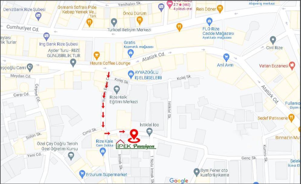 Ipek Pansiyon & Hostel Rize Eksteriør bilde